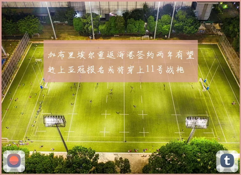 加布里埃尔重返海港签约两年有望赶上亚冠报名或将穿上11号战袍